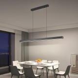 Cumpara ieftin Plafoniera LED Suspendata, , Linea, Aluminiu, 35W, 3 functii de lumina, calda/naturala/rece, 150 cm, Negru - CN