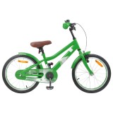 vidaXL Bicicletă pentru Copii 18 Inci pentru 5-7 ani Verde 42009376