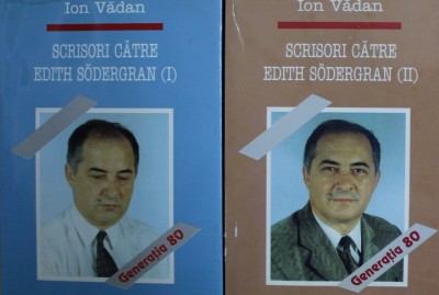 Ion Vadan, Scrisori catre Edit Sodergran foto