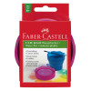 Recipient Apa Faber-Castell Click-Go, 9.7x3.8x13.2 cm, Roz, Faber-Castell Recipiente Apa Click-Go, Faber Castell Recipiente Apa, Recipiente si Cutii A