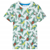 Tricou pentru copii cu m&acirc;neci scurte, multicolor, 92, vidaXL