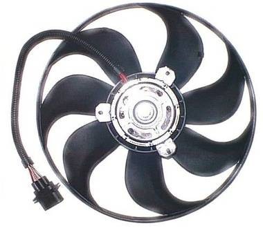 GMV radiator Electroventilator Seat Ibiza 6L 6J 2002-; Cordoba 6L 2002-2009; Skoda Fabia 1999-2015; Roomster 2006-; Vw Polo 9N 2001-2009 , FOX , 6Q09 foto