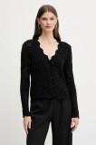 Fracomina cardigan culoarea negru, călduros, FS25WT8016K53801