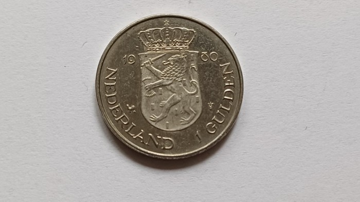 Olanda-1 Gulden 1980-&Icirc;ncoronarea Reginei Beatrix