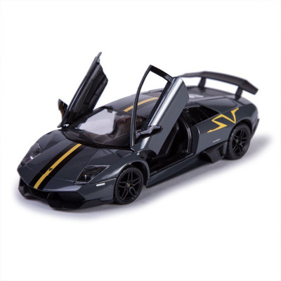 Masina Lamborghini Murcielago LP670-4, metalica, scara 1:24, Negru foto