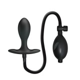 Dop Anal Gonflabil, Negru, 9 cm, Pretty Love