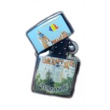 Bricheta Metalica cu Benzina PERSONALIZATA ROMANIA CASTELUL BRAN