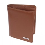 Portofel barbati din piele naturala, ALPIN POLO 12.5 x 10 cm, Maro, 503TABA
