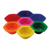 Boluri Rainbow colorate pentru vopsea 7 buc - Comair Professional
