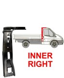 Segment reparatie stalp Ford Transit 05.2006, Transit/Tourneo 05.2013, dreapta, metal galvanizat; reinfortament; superior, interior; cabina simpla