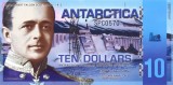 ANTARCTICA █ bancnota █ 10 Dollars █ 2011 █ UNC █ necirculata █ polymer