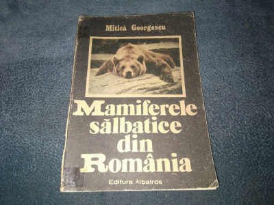 MITICA GEORGESCU - MAMIFERELE SALBATICE DIN ROMANIA foto