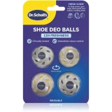 Scholl Odour-X Shoe Deo Balls bile deodorante pentru &icirc;ncălțăminte 4 buc