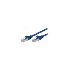 Cablu patch cord, Cat 5e, lungime 0.25m, F/UTP, Goobay - 68615