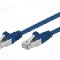 Cablu patch cord, Cat 5e, lungime 20m, F/UTP, Goobay - 50863