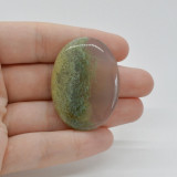 Cabochon agat moss indonezia 42x31x7mm c26