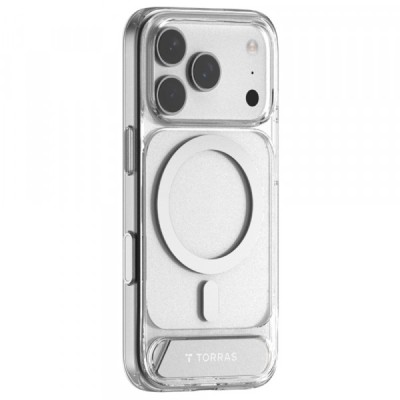 Husa MagSafe pentru Apple iPhone 17 Pro, Torras, Pstand, Transparenta foto
