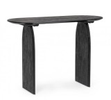 Cumpara ieftin Masuta lemn mango negru Monterrey 110x45x76 cm