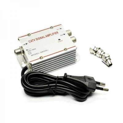 Amplificator Semnal TV 2 Iesiri 8830D2T 20dB 12F017 XXM foto