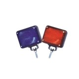 Stroboscoape auto 12V rosu-albastru, set 2 bucati cu modul de comanda
