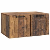 vidaXL Oglindă TV montată pe perete Lemn vechi 59,5 x 41 x 30 cm 899363