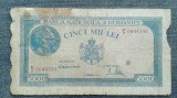 5000 lei 10 octombrie 1944 Romania / 5.000 seria 0044350