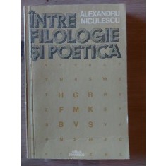 Intre filosofie si poetica- Alexandru Niculescu