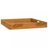 VidaXL Tavă pentru servit, 50x50 cm, lemn masiv de tec