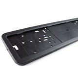 Cumpara ieftin Suport numar inmatriculare din INOX negru mat, LPF 003