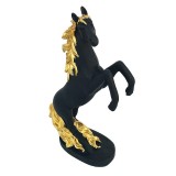 Cumpara ieftin Statueta decorativa Cal, Negru, 20 cm, 214H-1