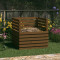 Compostor, maro miere, 80x80x78 cm, lemn masiv de pin GartenMobel Dekor