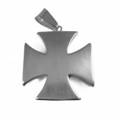 Pandantiv masonic argintiu - Crucea Cavalerilor Templieri - MM760