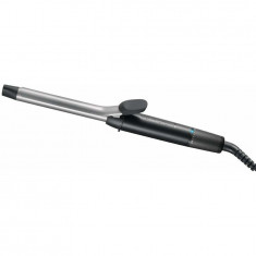 Ondulator Remington Pro Spiral Curl CI5519, Ceramica cu Titan si Turmalina, 19 mm, 140 - 210°C, Gri/Argintiu