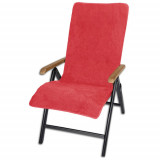 Husa pentru scaun Jemidi, 60 x 130 cm, Rosu, Bumbac organic, 54895.09