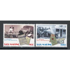San Marino 1998 Mi 1776/77 - Muzeul Emigrarii