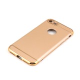 Husa iPhone 6/6S Forcell 3in1 Auriu Plastic - Carcasa Protectie Rezistenta Zgarieturi Apple