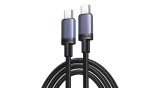 Cablu Ugreen L528 USB-C-USB-C, 100 W, 1m (gri)