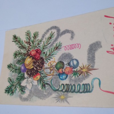 CARTE POSTALA FELICITARE CIRCULATA foto