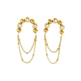 Cercei placati cu aur Vintage