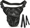 Geanta Picior Moto LAICOBEAR, Extensibila, Impermeabila, Compartimente pentru Magneti Rezervor, Reflectorizanta, Negru