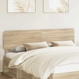 vidaXL Tăblie cap cu headboard Stejar Sonoma 200 cm Lemn compozit 888498