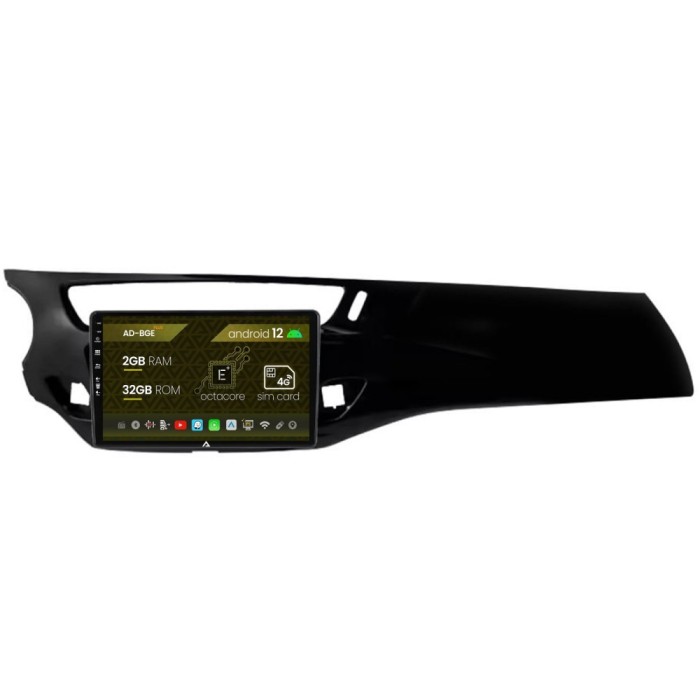 Navigatie Citroen C3 II (2009-2016), Android 12, E-Octacore 2GB RAM + 32GB ROM, 9 Inch - AD-BGE9002+AD-BGRKIT341