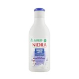 Gel de dus si spuma de baie cu talc &amp; flori de bumbac, 750ml, Nidra
