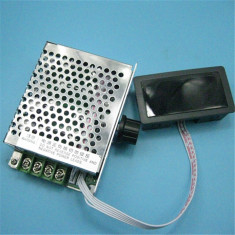 Variator turatie cu display 30A DC Dimmer Controler Viteza Motor 6V-90V foto