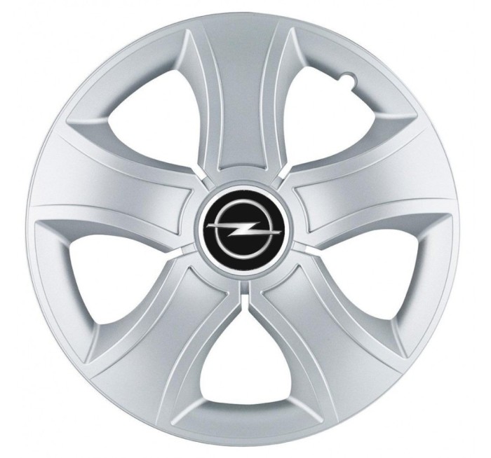 Set 4 Capace Roti Bis Gri R15, pentru Opel