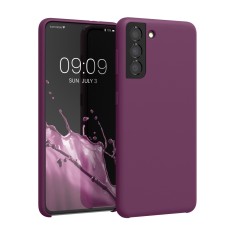 Husa pentru Samsung Galaxy S21, Silicon, Violet, 54056.187 foto