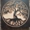 Lemn masiv Sculptat tree of life 10x10cm