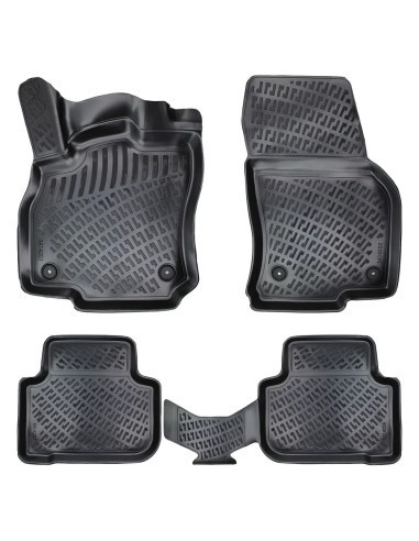 Set covorase auto din cauciuc tip tavita pentru Audi Q3 II (F3) 2018-