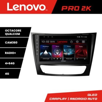 Navigatie Mercedes W211 W219 Lenovo Kit-090 8 core QLED 2K 4+64 360 Android Waze USB Navigatie Internet Youtube Radio CarStore Technology foto