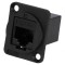 Adaptor FT Cat 5e 8p8c RJ45 soclu dual